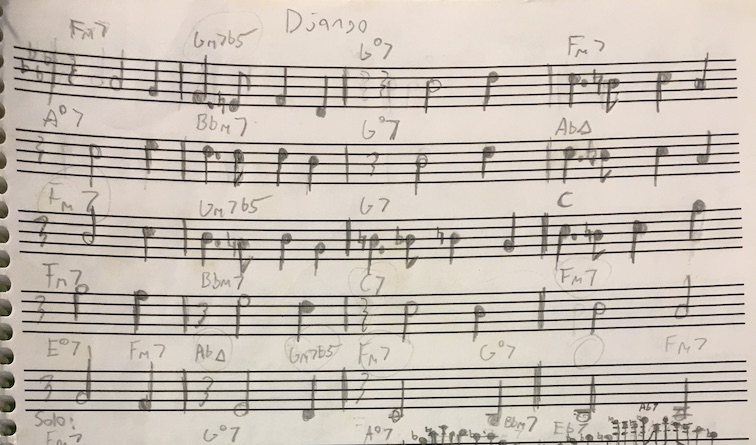 Django Chord Sheet